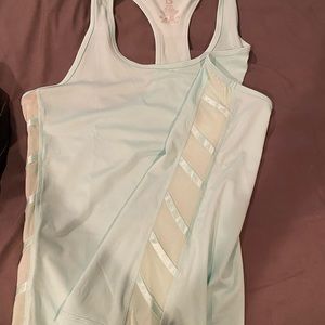 Light blue #BuffBunny tank top large never worn